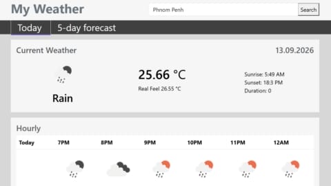 Weather API App